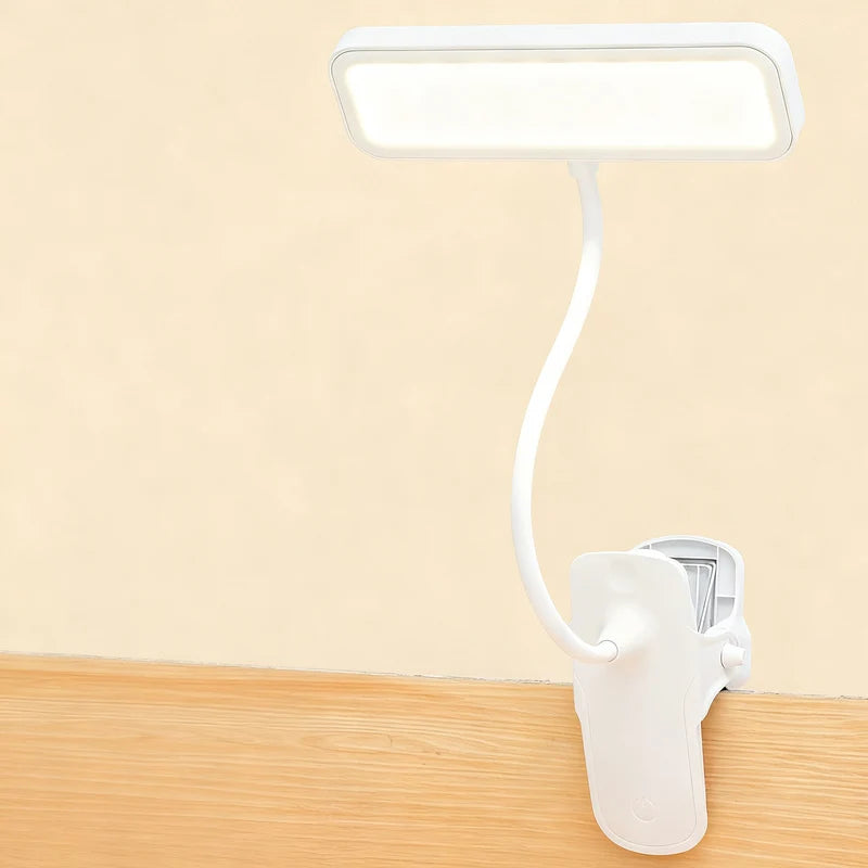 Desk Lamp LED Clamp-On Dimmable Flicker-Free
