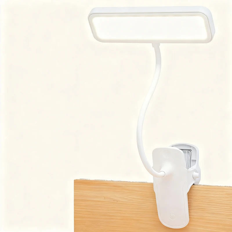 Desk Lamp LED Clamp-On Dimmable Flicker-Free