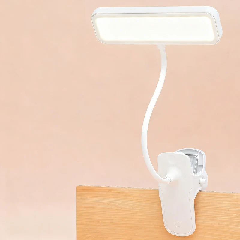Desk Lamp LED Clamp-On Dimmable Flicker-Free
