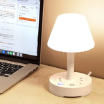 Desk Lamp LED With Phone Holder & Three Power Sockets