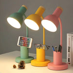 Desk Lamp Three-Color Lighting Built-In Pen Holder