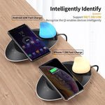Desk Lamp Wireless Charging Color Light Settings