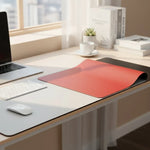 Desk Mat Smooth PU Leather Non-Slip Water-Repellent Surface