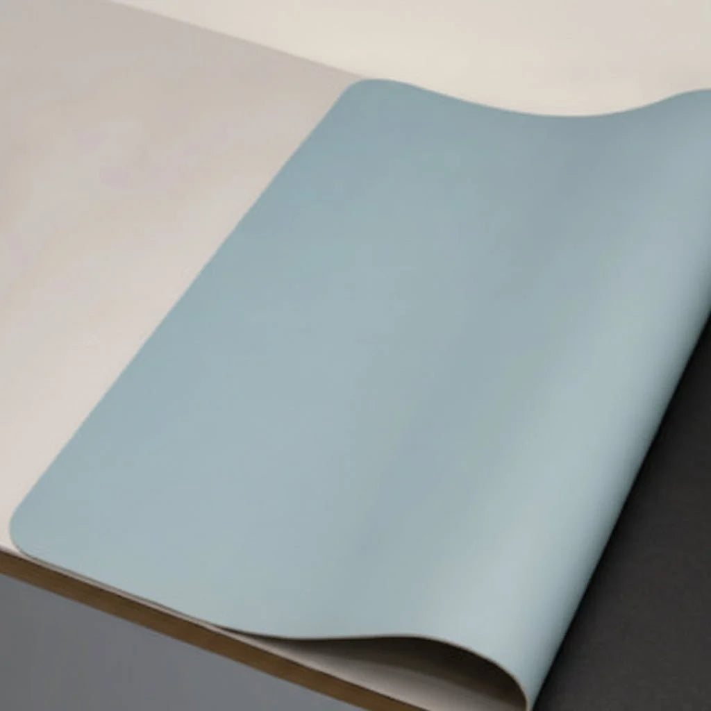 Desk Mat Smooth PU Leather Non-Slip Water-Repellent Surface
