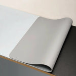 Desk Mat Smooth PU Leather Non-Slip Water-Repellent Surface