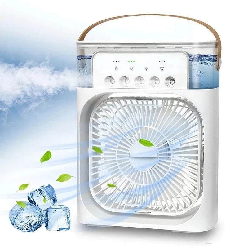 Desk Misting Fan Humidifier USB-C Powered Quiet Operation