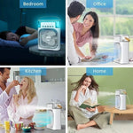 Desk Misting Fan Humidifier USB-C Powered Quiet Operation