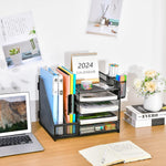 Desk Organizer 5-Tier Steel Mesh Drawer