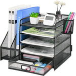 Desk Organizer 5-Tier Steel Mesh Drawer