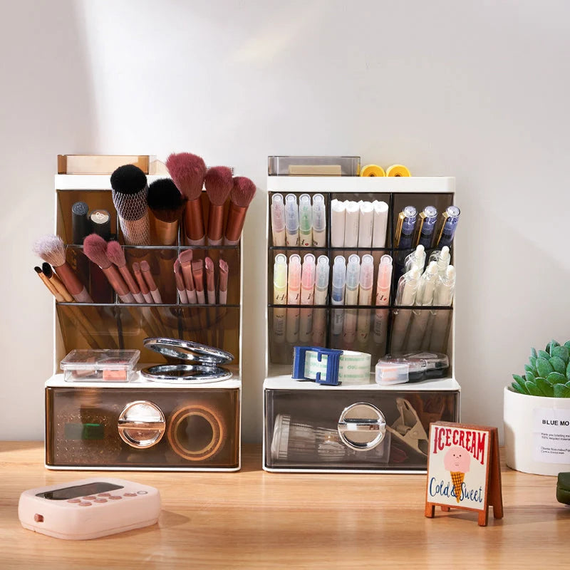 Desk Organizer 9 Compartments With Drawer