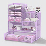 Desk Organizer Metal Multi-Compartment Compact Design