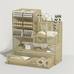 Desk Organizer Metal Multi-Compartment Compact Design