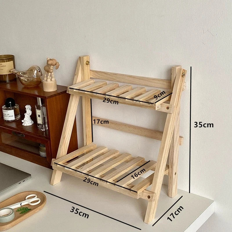 Desk Organizer Two-Tier Adjustable Height 2 Shelves