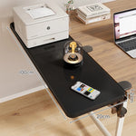 Desk Side Shelf Clamp-On Foldable Space-Saving