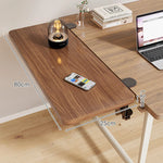 Desk Side Shelf Clamp-On Foldable Space-Saving