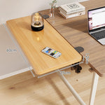 Desk Side Shelf Clamp-On Foldable Space-Saving