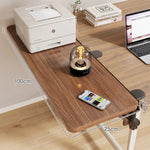 Desk Side Shelf Clamp-On Foldable Space-Saving