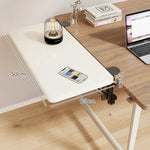 Desk Side Shelf Clamp-On Foldable Space-Saving
