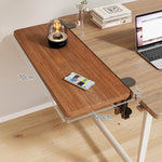 Desk Side Shelf Clamp-On Foldable Space-Saving