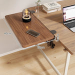 Desk Side Shelf Clamp-On Foldable Space-Saving