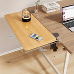 Desk Side Shelf Clamp-On Foldable Space-Saving