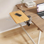 Desk Side Shelf Clamp-On Foldable Space-Saving