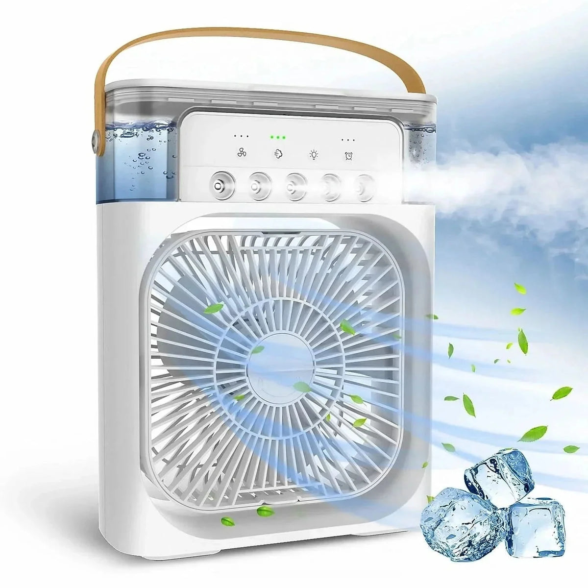 Desktop Fan USB Powered Adjustable Speeds Compact