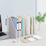 Desktop File Organizer Metal Mesh Vertical Non-Slip Base