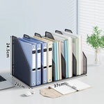 Desktop File Organizer Metal Mesh Vertical Non-Slip Base