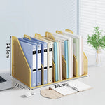 Desktop File Organizer Metal Mesh Vertical Non-Slip Base