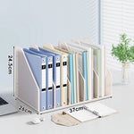 Desktop File Organizer Metal Mesh Vertical Non-Slip Base