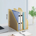 Desktop File Organizer Metal Mesh Vertical Non-Slip Base