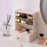 Desktop Organizer Multi-Compartment PP Storage for Office Supplies