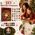 Diamond Painting Advent Calendar 24 Christmas Ornaments