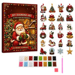 Diamond Painting Advent Calendar 24 Christmas Ornaments