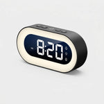 Digital Alarm Clock Dimmable Night Light Rechargeable 15-Day Battery Life