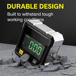 Digital Angle Finder 0.2° Accuracy 4-Sided Magnets USB Rechargeable