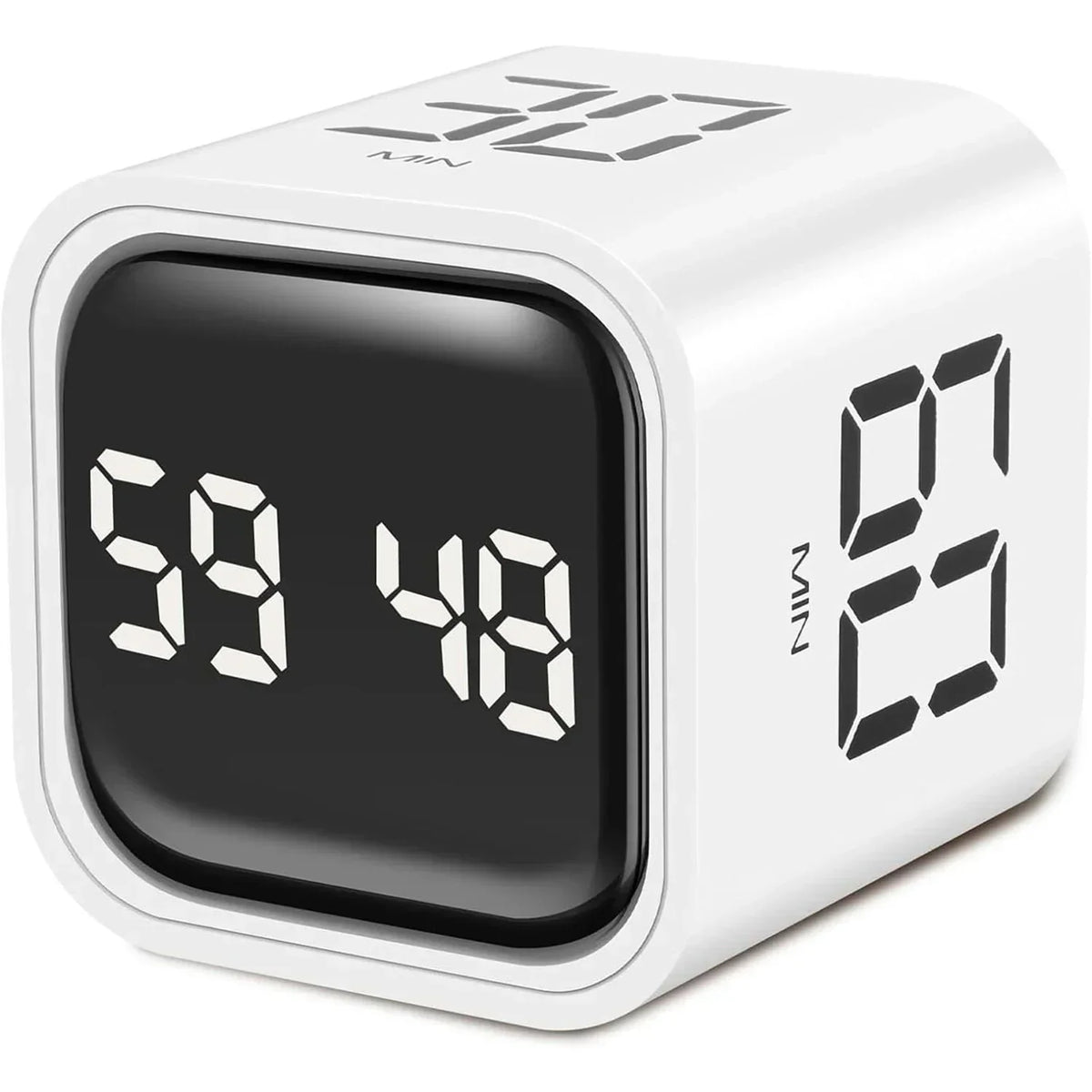 Digital Cube Timer Turn To Start Preset Intervals