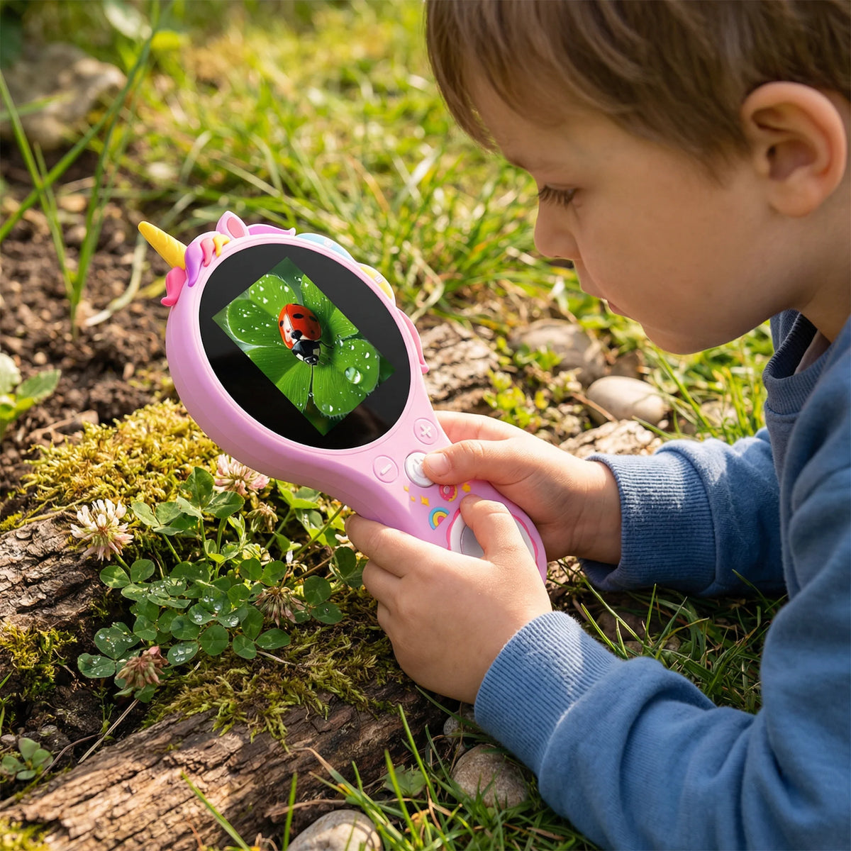 Digital Microscope Built-In Screen Photo & Video Capture