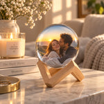 Digital Photo & Video Sphere HD Display USB-C Transfer