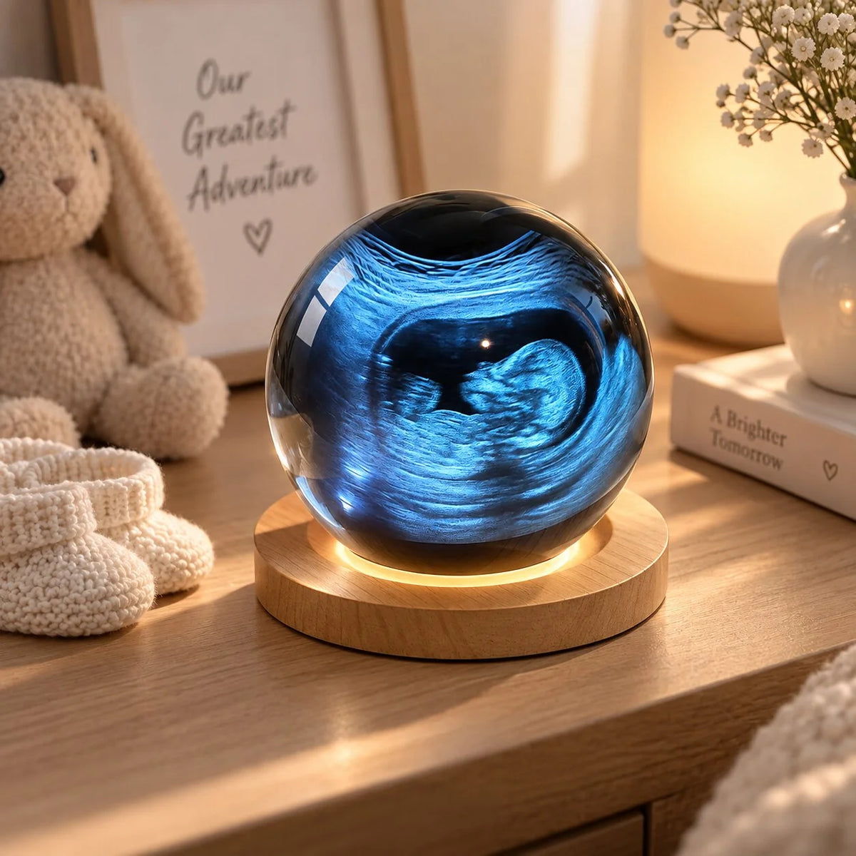 Digital Photo & Video Sphere HD Display USB-C Transfer