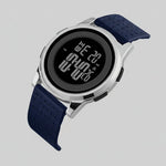 Digital Sports Watch Ultra-Thin Stainless Steel Water-Resistant