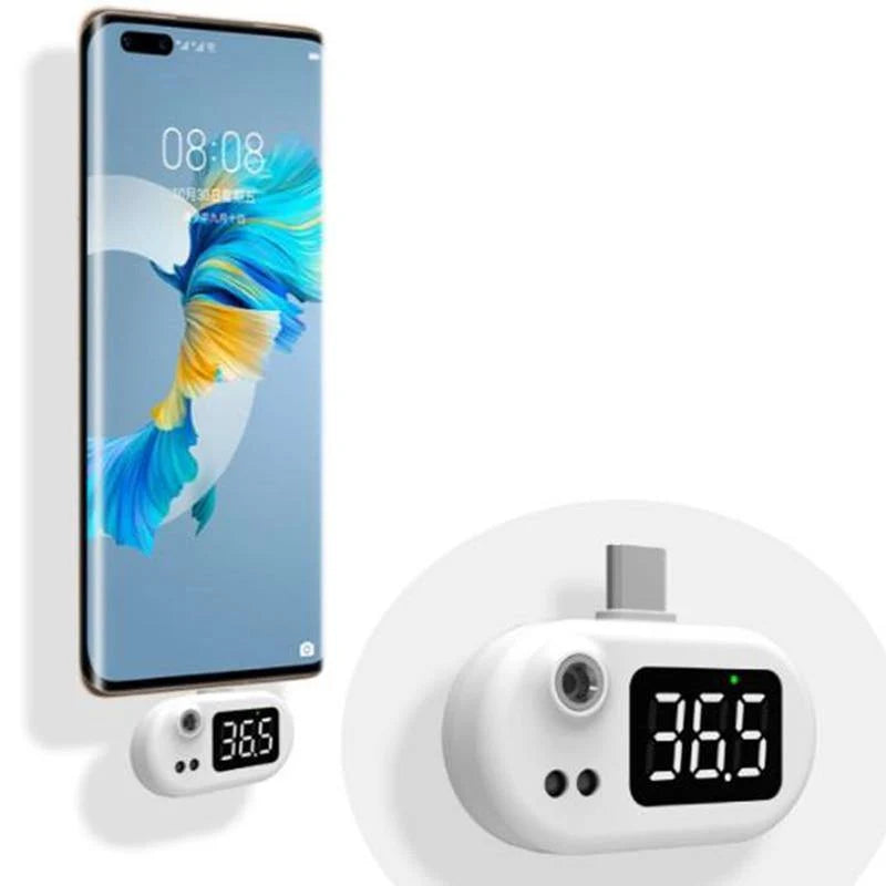 Digital Thermometer Non-Contact Infrared Phone-Compatible Fast Reading