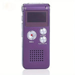 Digital Voice Recorder Voice-Activated WAV Recording Built-In Storage