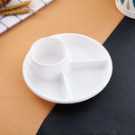 Dinner Plate Divided Polypropylene Portion Control