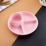 Dinner Plate Divided Polypropylene Portion Control