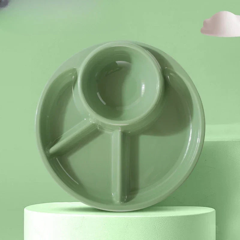 Dinner Plate Divided Polypropylene Portion Control