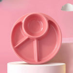 Dinner Plate Divided Polypropylene Portion Control