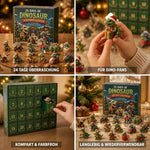 Dinosaur Advent Calendar 24 Acrylic Figures Compact Book Format