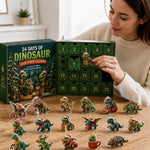 Dinosaur Advent Calendar 24 Acrylic Figures Compact Book Format